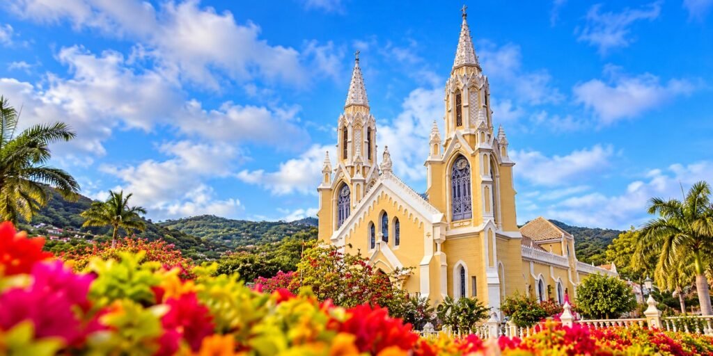 Basílica de Nuestra Señora del Valle, en El Valle del Espíritu Santo, Isla de Margarita