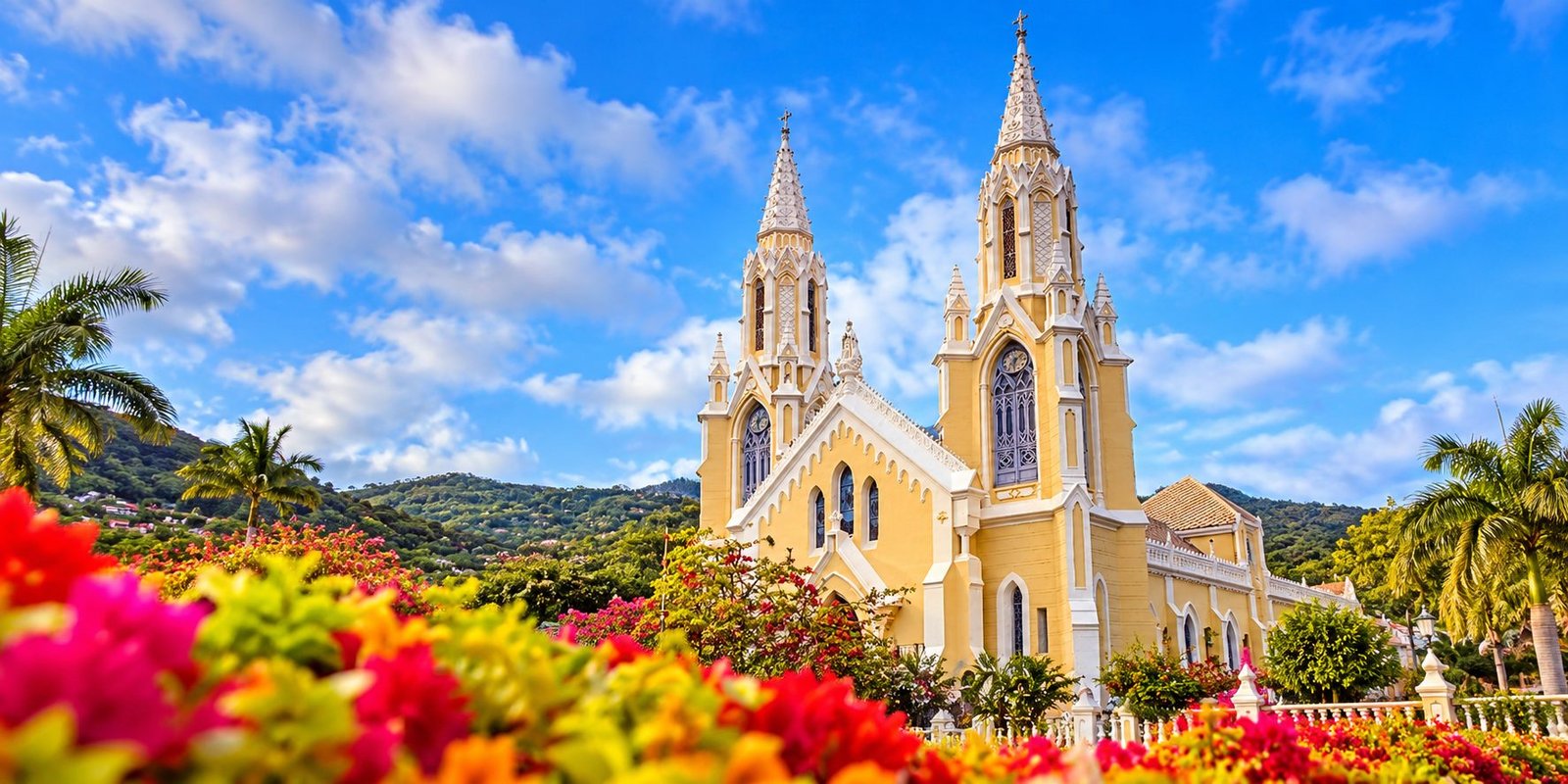 Basílica de Nuestra Señora del Valle, en El Valle del Espíritu Santo, Isla de Margarita